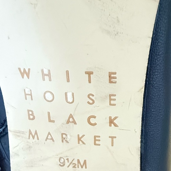 White House Black Market Low Ankle Boot 5" Zip Side Kitten Heels Bootie 9.5 M - Picture 8 of 10